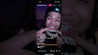 Bloodhound Q50 instagram live unreleased music and arguing wit big champ about his chain