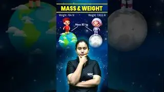 Difference Between Mass and Weight  #physics #gravitation