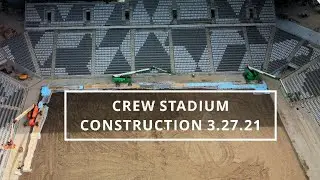Columbus Crew Astor Park Stadium Construction Update (Mavic Air 2 4K)