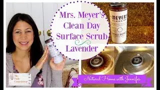 Mrs. Meyer's Surface Scrub in Lavender | Natural Home with Jennifer