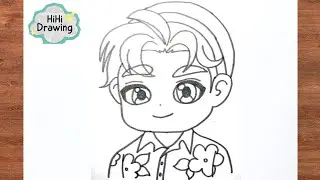 Let's Draw Chibi Abby from Kpop Demon Hunters | Easy Drawing Step by Step