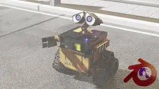 Wall-E Robot Rigging & Animation In Blender