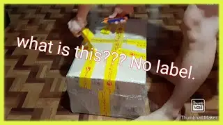 No label box in our doorstep, will I open or throw it?