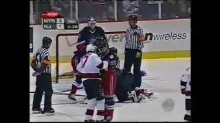 Mark Messier vs Jason Arnott ; Patrik Elias vs Mike Mottau