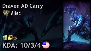 Draven AD Carry vs Ashe - Altec - NA Challenger Patch 6.24