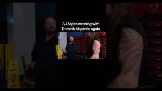 AJ Styles messing with Dominik Mysterio again