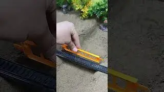 top diy mini train making bridge #minitractor #diyprojects