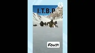 I.T.B.P Jawan hil area mein duty karte hue ITBP ke Jawan apni hifajat ki raksha karna
