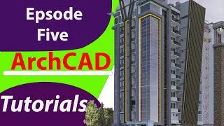 Roofing, Object, beam, columns and slabs tools in ArchiCAD 29 (episode 5)
