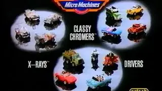 Micro Machines TV Commercial: Classy Chromers, Drivers, X-Rays 1991 - Version 02