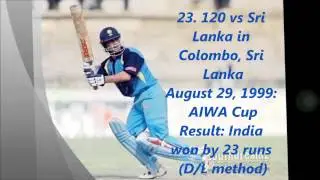 List of Sachin's ODI centuries