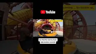 Я прокатился на САМЫХ ВЫСОКИХ в мире водных горках (Это было БЕЗУМНО 😱 Видео от первого лица на G...