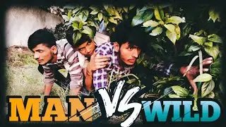 MAN V/S WILD 🤣Funny comedy video #entertainment #spoof #vines