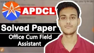 APDCL Office Cum Field Assistant Solved Paper 2019 | Solved Question Booklet 2019