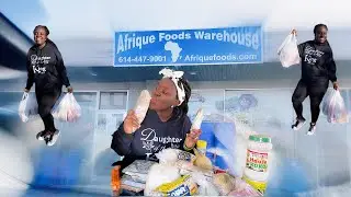 AFRICAN MARKET GROCERY SHOPPING | African Market Grocery Haul