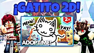 (LIVE 🔴) &iexcl;OBT&Eacute;N al GATITO 2D *GRATIS* en ADOPT ME! 🐱