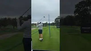 World No. 1 taking some swings in wine country.