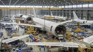 Incredible Airbus making assembling process INSIDE WORLD&rsquo;S BIGGEST PLANE #insidethefactory #airbus