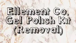 Ellement Co. Gel Polish Kit - Removal | Your nails' guardian An-gel | Nailingitrush