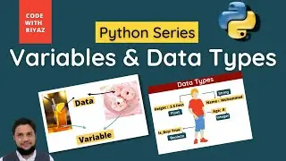 Variables & Data Types In Python | Python Tutorial For Beginners | Python Programming