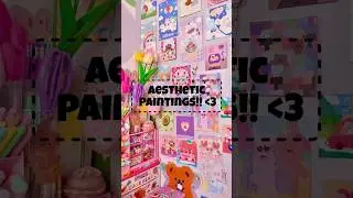 Aesthetic Paintings you must try Pt.4!! 🖌🎆 #shorts #painting #art