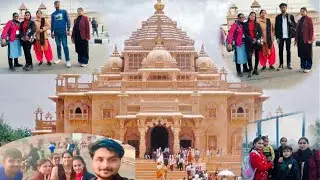 My First Vlogs, || Going To Akshardham ||With My All Office Staff Family 🥰❣️🫶