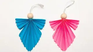 Ангел из бумаги | DIY Christmas Angel | How to Make a Paper Angel