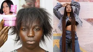 WOW😱😱 WHAT SHE WANTED VS WHAT SHE GOT 👉JANET COLLECTION 6X NALA TRESS PRE-STRETCHED BRAID 56″