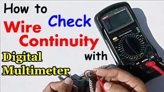 How to check wire continuity with Multimeter | Digital Multimeter in Urdu
