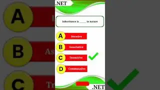 C SHARP MCQ | C SHARP TECHNICAL MCQ | 