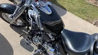 Yamaha V Star 650 - first start of the season! Will it go??