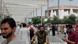 Dubai Expo walk tour & Expo Rider Bus free ride to Sharjah, UAE