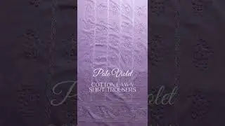 PALE VIOLET-Fresh Stock-Old Rates. Lawn by albaas #pakistanifashion #handmade #Summer #albaas