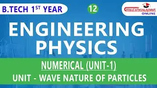 Wave Nature of Matter & Schr&ouml;dinger Equation Solved Problems