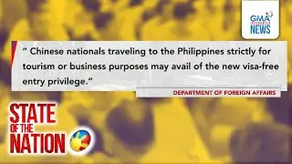 PH grants 14-day visa-free entry to Chinese nationals | SONA