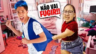 Henrique não quer ajudar a Maria Clara arrumar o quarto bagunçado - Clau Santana e MC Divertida