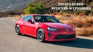 2017 Toyota 86 Red with TRD Accessories