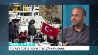 TRT World - Interview with Muzaffer Senel on Merkel's Turkey visit