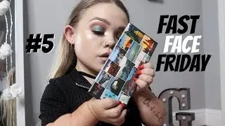 SUNSET CUT CREASE USING UD BORN TO RUN | FAST FACE FRIDAY| MakeupJunkieG