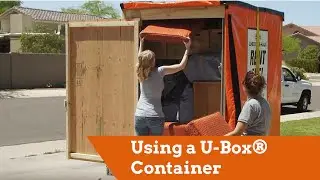 Использование переносного контейнера для хранения U-Box&reg; для перемещения или хранения