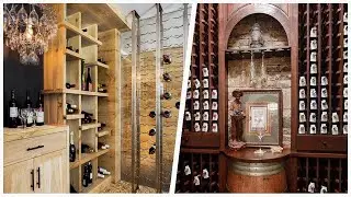75 Red Floor And Yellow Floor Wine Cellar Design Ideas You'll Love ☆