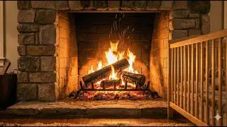 Fireplace Sounds & Guitar Lullaby