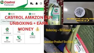 Earn Cash with Castrol Fastscan 💰 | Test Genuine Castrol Oil from Amazon 🏍️
