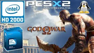 God of War - Pentium G620 + Intel HD Graphics 2000 [CachyOS Linux - PCSX2]