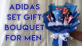 Adidas Set Gift Bouquet For Men | How to arrange