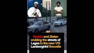 Давидо и Златан Ибиле в новом гибридном Lamborghini Revuelto с двигателем V12!