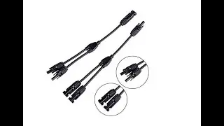 LINKPAL Y Branch Solar Panel 30A Cable Connector FFM MMF PV Wire T Splitter (1 Pair) - Overview