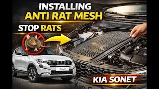 Installing anti Rat mesh in Kia Sonet