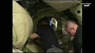 Soyuz MS-27 hatch closure