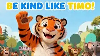 🐯🥕 The Tiger Who Chose Carrots | Kindness Moral Song for Kids 🌱💚